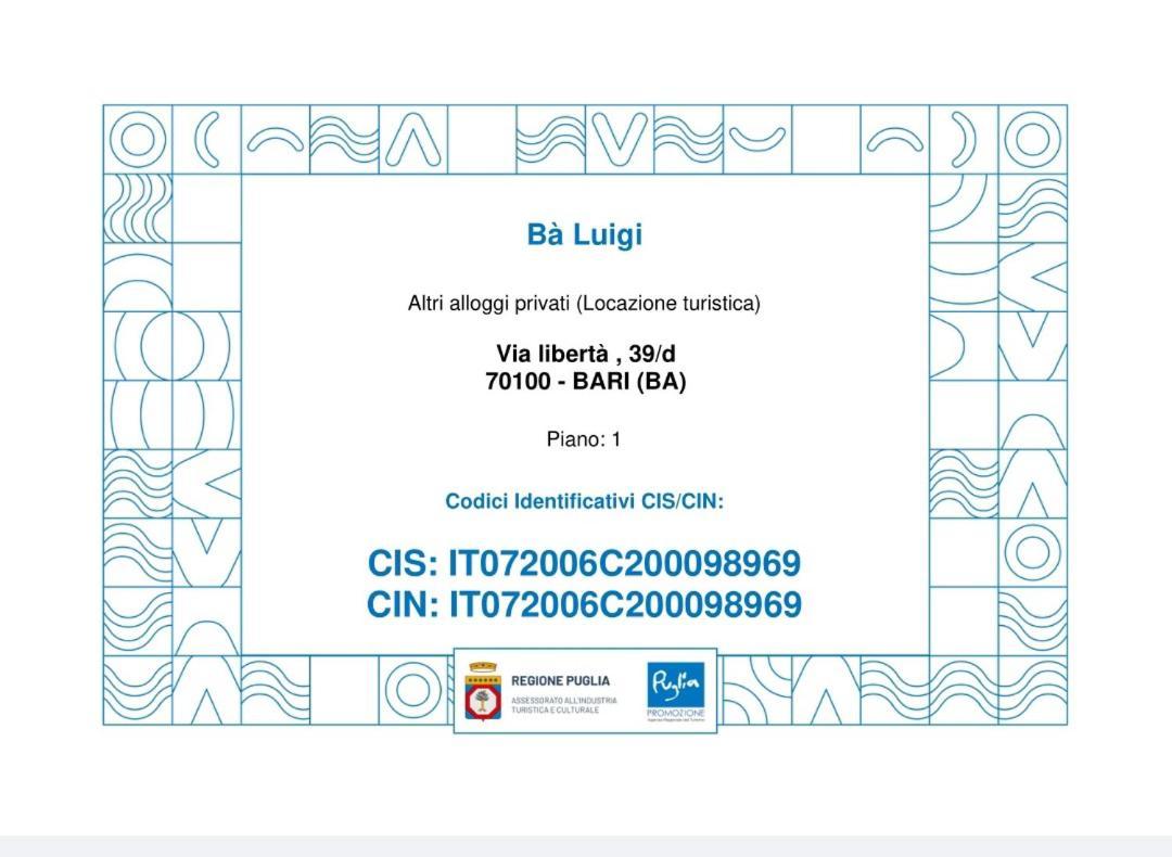 Ba Luigi Bari Exterior foto